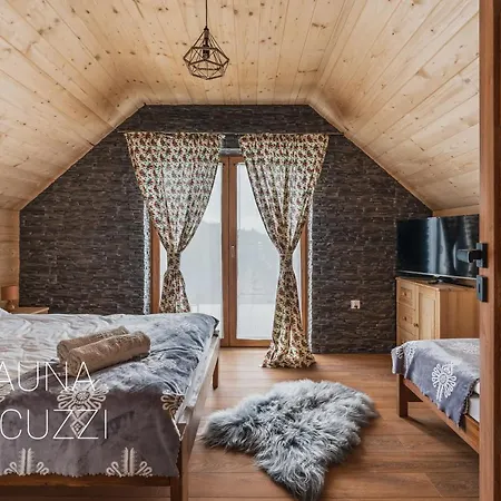 Gorczanski W Gorach Sauna Jacuzzi Nyaraló Nowy Targ